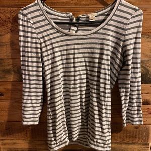 J.Crew Three quarter sleeve T XXS